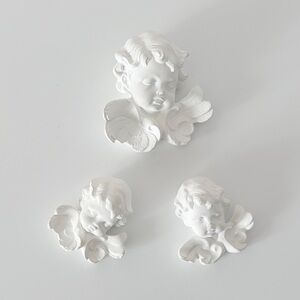 Vintage Cherubs Wall Decor Art Nouveau Rococo 80s 90s Celstial